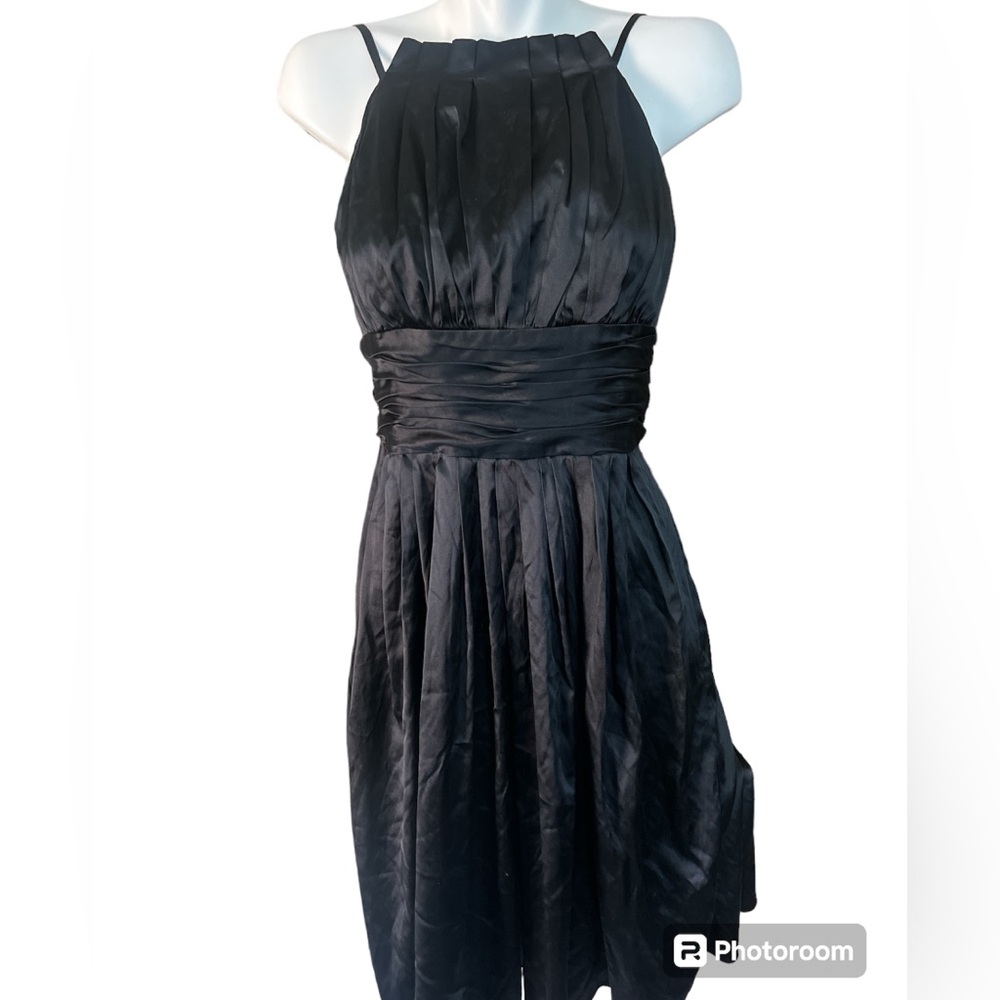 Suzy chin for Maggie boutique silk blend black dress